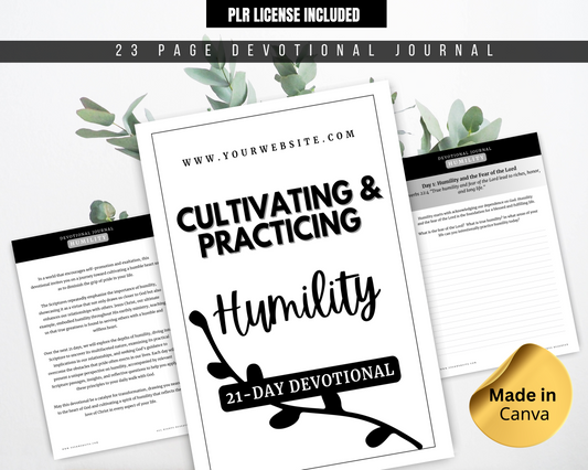 Cultivating Humility: A Journal for Practicing Humility in Everyday Life