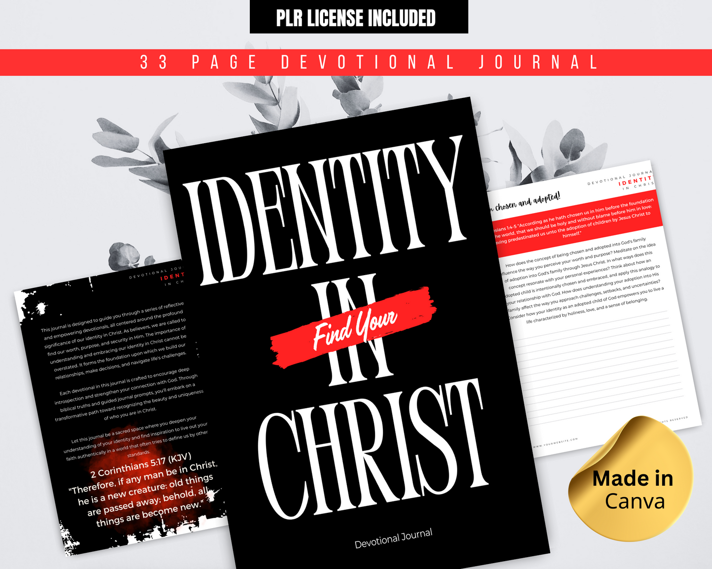 Identity in Christ Devotional Journal