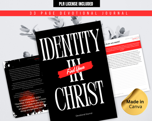 Identity in Christ Devotional Journal