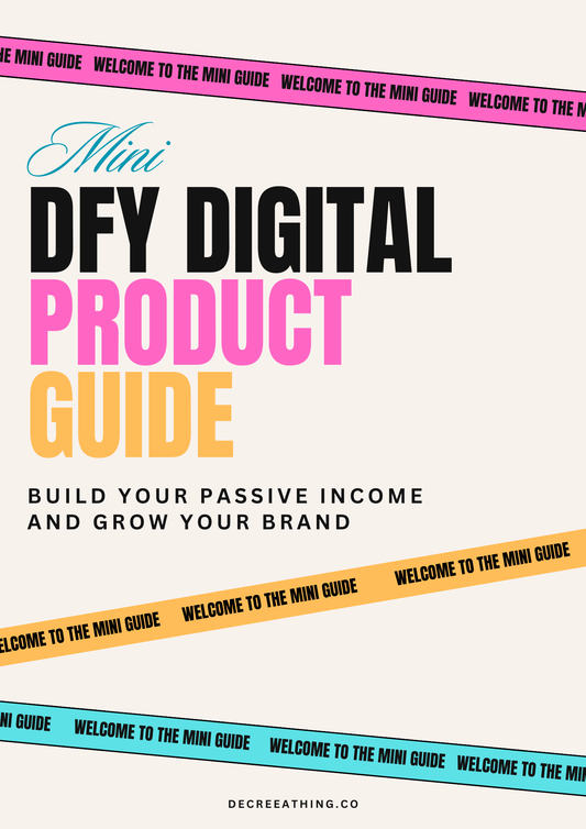 Mini DFY Digital Product Guide