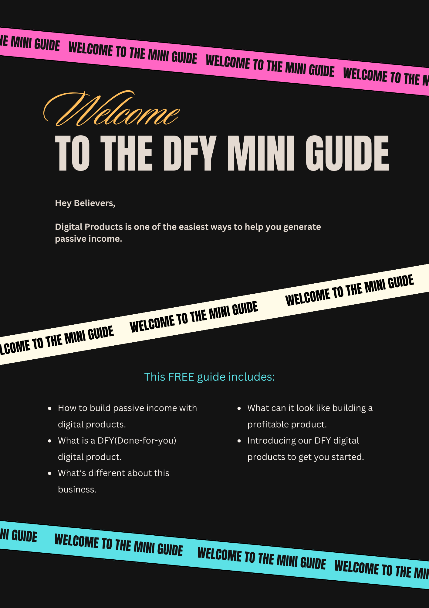 Mini DFY Digital Product Guide