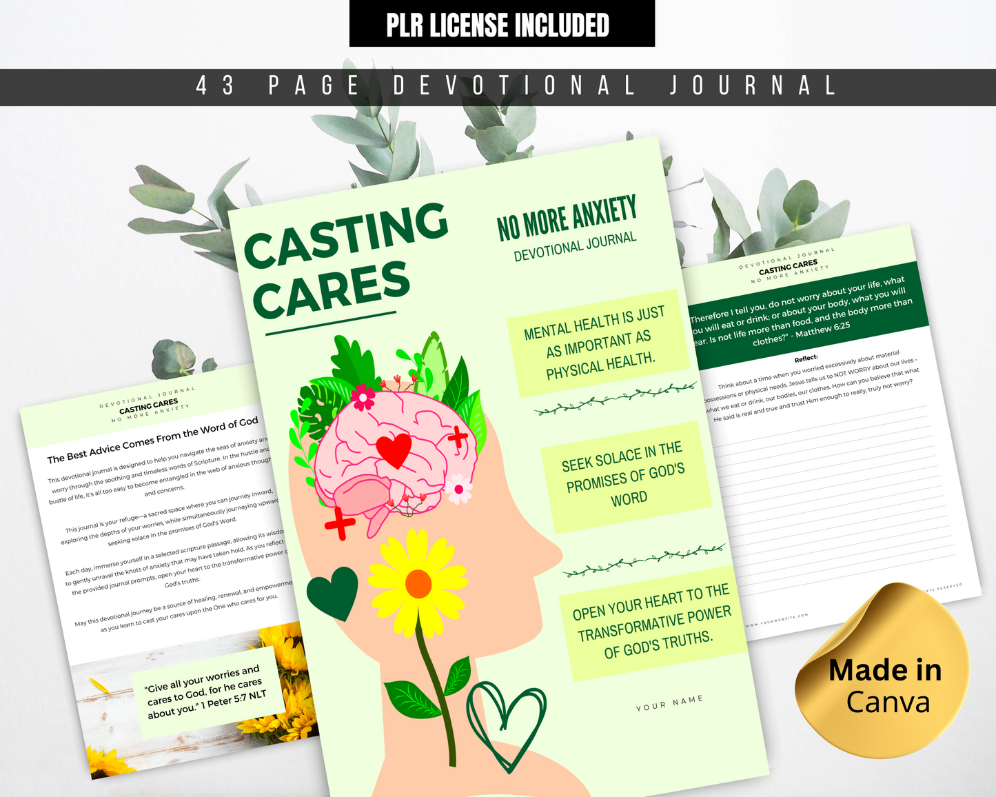 Casting Cares: A Devotional Journal to Release Anxiety